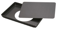 Kuchenblech rechteckig antihaft Boden lose 20.5x29x2.5cm