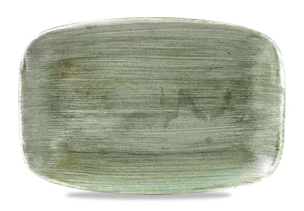 Stonecast Patina Burnished Green Platte rechteckig 35.5x24