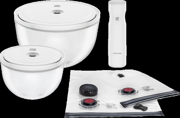 9tlg. Fresh & Save Bowls Vakuum Starter Set, Glas