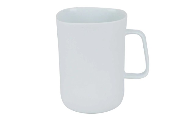 Charming white Becher mit Henkel, 45cl, 8x8x11.3cm