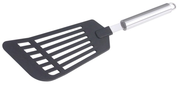 Pfannenwender 17x8cm L: 32 cm Nylon mit Edelstahlgriff