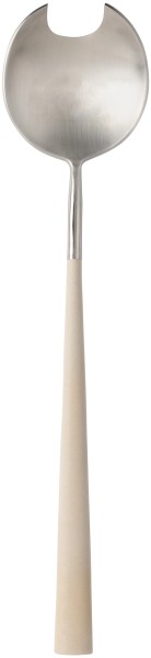 Mito Serviergabel L26.5cm brushed Griff cream