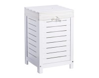 Wäschetruhe MDF weiss 55cm