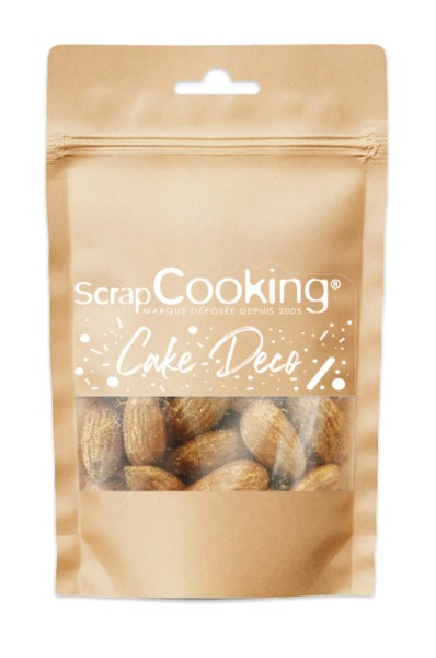 Kuchendeko Mandeln goldfarben 50g