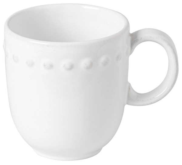 Pearl Tasse 12.7x9.1cm H10.1cm 370ml weiss