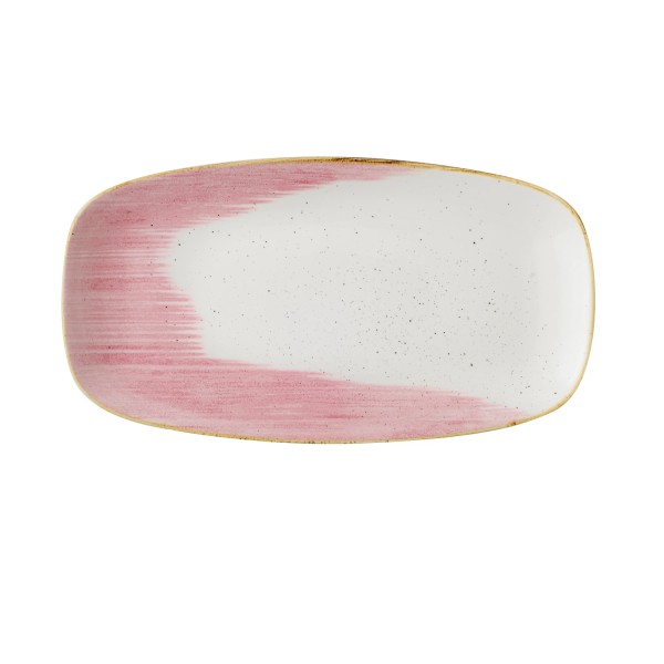 Stonecast Accents Pink Chefs Oblong Platte 35.5x18.9cm