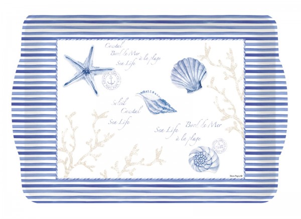 Mistral Tablett m. Griffen 46x32 cm