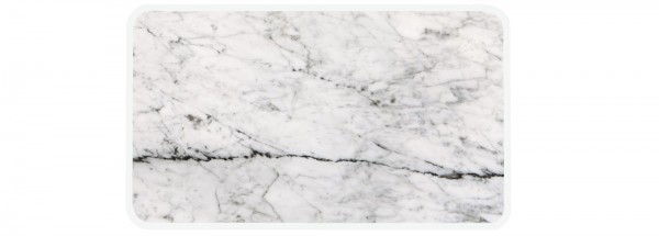 Osmos Servierbrett Marmor Optik/weiss 23.5×16×0.4 cm