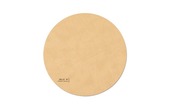 Topfuntersetzer hot mat 22cm rund beige