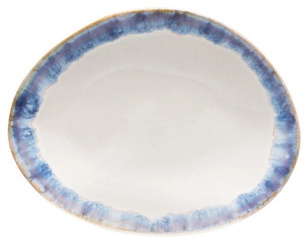 Brisa Teller oval 15.4x12cm H2.4cm ria blue