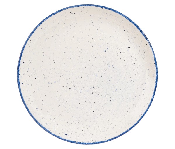Stonecast Hints Indigo Blue Coupe Teller flach 28.8cm