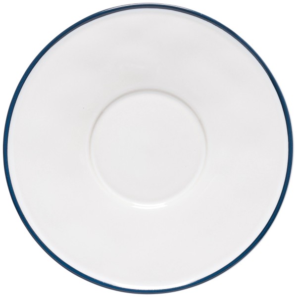 Beja Teeuntertasse weiss-blau