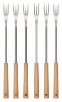 Fonduegabeln 2in1 Wood 6er Set