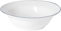 Beja Salatschüssel D30.1cm H9.4cm 261.5cl weiss-blau
