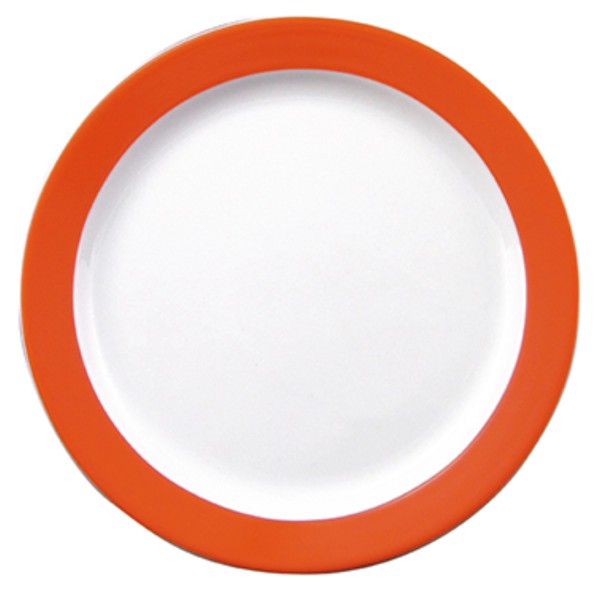 Color mit System Teller flach D19cm orange