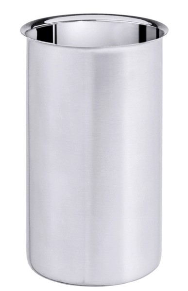 Becher aus Edelstahl 84 mm Aussendurchmesser, 100 mm hoch,