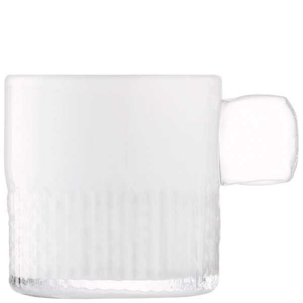 Handle Teelichthalter H9cm milchweiss