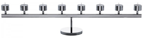 Kerzenhalter Linea Luce 6 maxi, B:54.5cm verchromt glanz