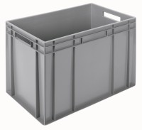 Behälter grau 60x40x42.6cm Standard Boden uWände geschlossen