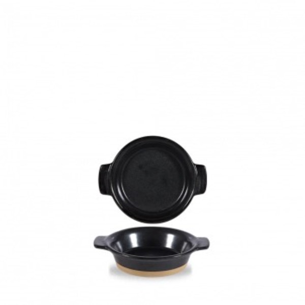 Igneous Black Topf mit Griffen 12cm 19cl