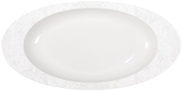 Pura Platte 38x20cm weiss