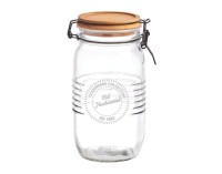 Vorratsglas m. Holzd. 1450ml