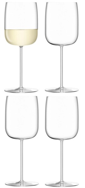 4er Set Borough Weinglas 380ml transparent