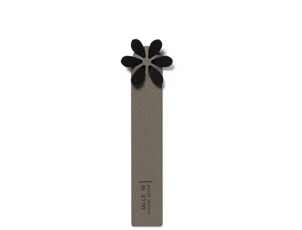 Lesezeichen Classic grau schwarz