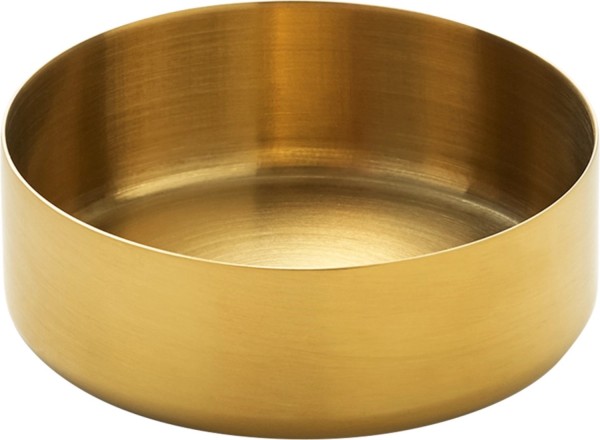 Playground Bowl Edelstahl goldfarben klein 8cm H2.6cm