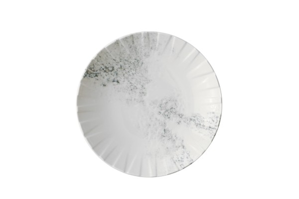 Alchemy Abstract Smoke Grey Coupe Teller tief 27.1cm