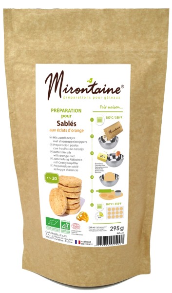 BIO Orangen-Sablé Backmischung 295g