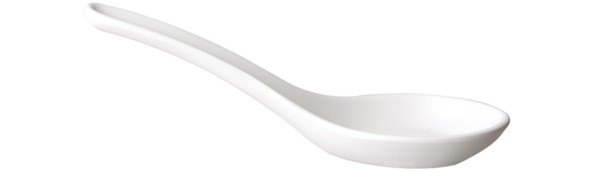 Fingerfood Löffel Hong Kong 13.5x4.5cm, weiss