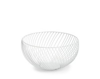 Fruchtkorb weiss ø26.5x13.5cm