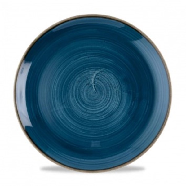 Stonecast Java Blue Coupe Teller flach 28.8cm