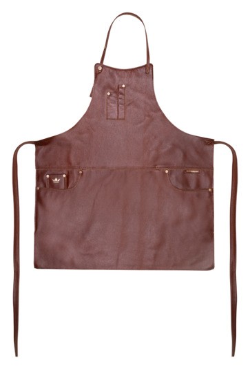 Schürze Leder 5-Pocket brown