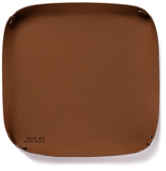 Tablett Stockholm Medium cognac