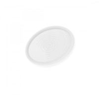Tablett oval weiss Ø29x21cm