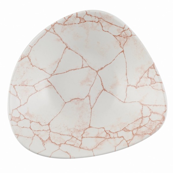 S.P. Kintsugi Coral Triangel Schüssel 23.5cm