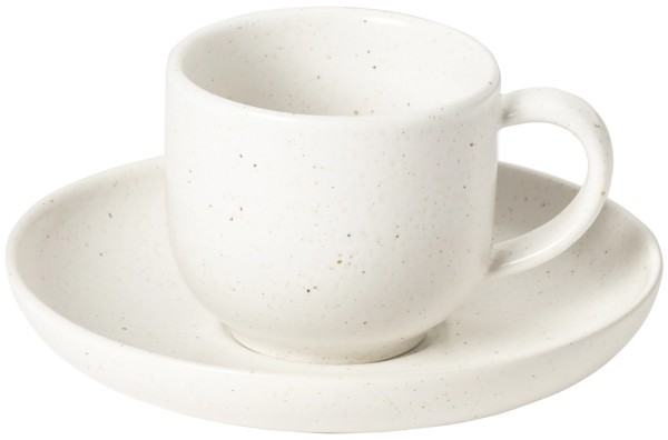 Pacifica Kaffeetasse mit Untert. 70ml D12cm H6cm salt