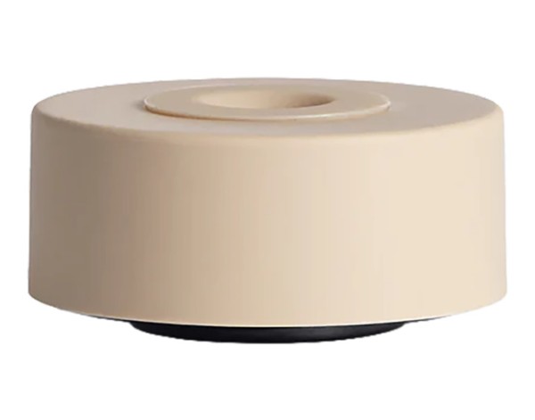 Trinkdeckel Strohhalm beige