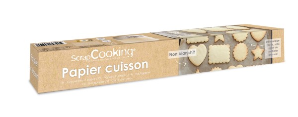 Natürliches Backpapier 30 cm X 10 m