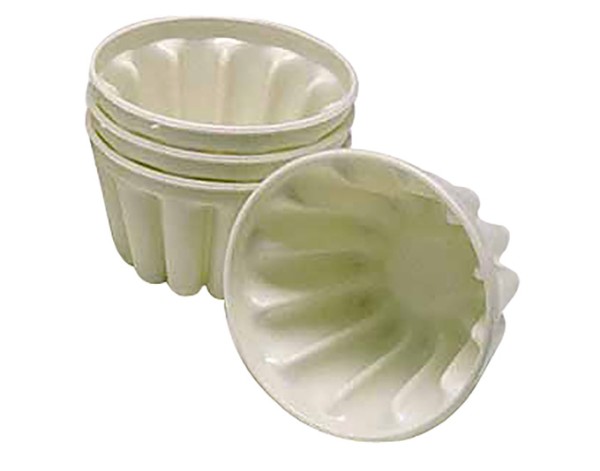 Puddingform 4 Stück ø 7 cm
