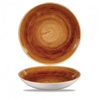 Stonecast Patina Vintage Copper Coupe Teller tief 24.8cm