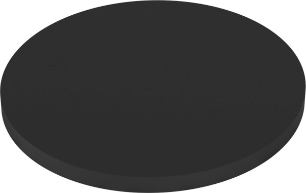 Decò Platte rund, D19cm, schwarz