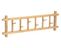 Wandgarderobe Bambus 68x22 cm