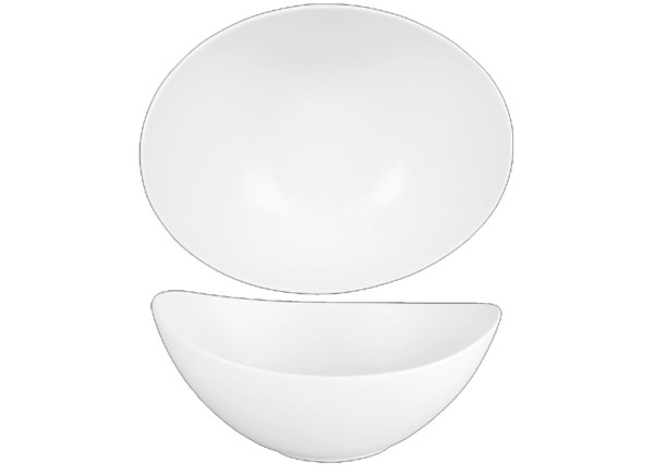 Alchemy Moonstone Schale White 24.6x18.2cm