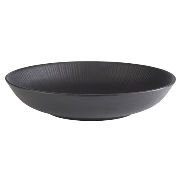 Nero SchaleD22.5cm H4.5cm Melamin schwarz