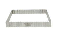 Quadratischer Tortenring perforiert 23cm