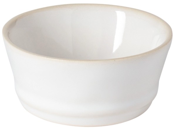 Beja Förmchen u. Butterdose D6.7cm H3.1cm 4.5cl weiss-creme