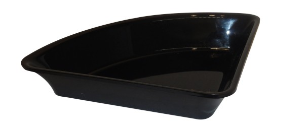 Salatschüssel 26.5x26.5x8cm schwarz